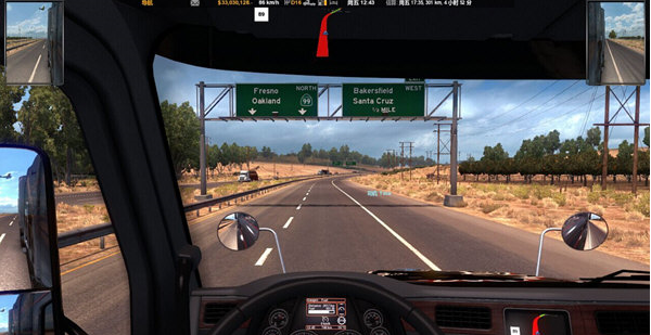 【美国卡车模拟导航上移mod 】美国卡车模拟
